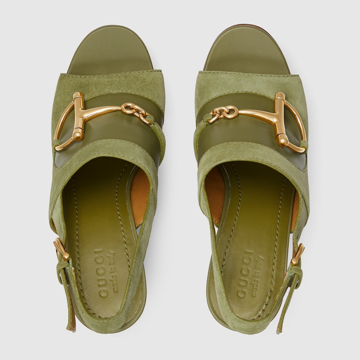 Gucci Women’s platform sandal with Horsebit - Image 2